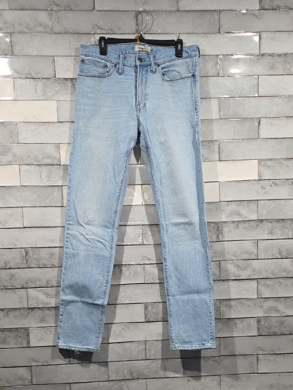 Madewell Men's Light Blue Slim Straight Leg Jeans Size 32x34